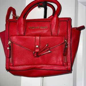 Christian Siriano Bold Red Satchel
